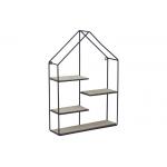 Paulownia Veneered MDF 17.5cm Wide Wall Mount Rack Shelf for sale