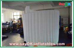China Wedding Photo Booth Hire Wind Resistant Inflatable Photo Booth , Lighting Inflatable Spiral Wall supplier