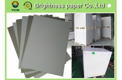 China Smooth Surface Grey Back Duplex Board Thick Cardboard Sheets For Small Boxes supplier