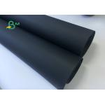100% Virgin Pulp Surface Glossy Recyclable Black Paper For Hardcover