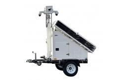 China Eco Friendly Mobile Solar Trailer For Construction Sites Easy Installation supplier