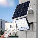 IP67 Waterproof Solar Powered Landscape Flood Lights Outdoor With 8AH Battery for sale