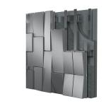 Art Decorative Aluminum Wall Panels Soundproof Aluminum Cladding Wall for sale