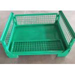 Wire Mesh Lockable Pallet Cages For Lifting 1000Kg OEM for sale