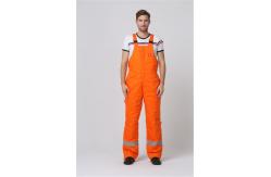 China EN1149 Flame Retardant Workwear With 1% Carbon Fiber Winter Bib Pants supplier