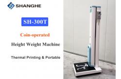 China Portable Coin Operated Weight And Height Machine , Folding Accurate Body Weight Scale supplier