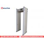 Door Frame Metal Detector , Security Walk Through Gate 45 Detecting Zones