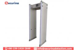 China Door Frame Metal Detector , Security Walk Through Gate 45 Detecting Zones supplier