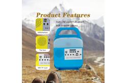 China 8000mah Solar Rechargeable Camping Light With MP3 Radio supplier