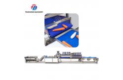China Fruit and vegetable roller bubble washing and air-drying picking line supplier