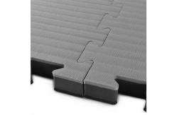 China Black Grey 20mm 1*1m Tatami Puzzle Mat / Exercise Floor Mat Tiles supplier