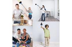 China 19x9x20cm Pro Runner 8 Piece Paint Roller Set With Stainless Handle OEM supplier