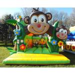 Tropical Safari Theme Kids Commercial Monkey Bouncy Castle Chateaux Gonflables for sale