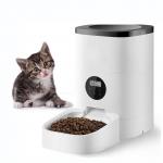 ODM Automatic Pet Feeder 2.8L Stainless Steel Food Container Dual Power Supply for sale