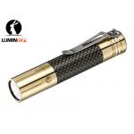High End Personalized LED Flashlights , Mini Brass Unique Flashlights Gifts for sale