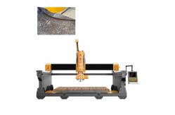 China 600mm Max Blade CNC Bridge Stone Cutting Milling Machine 3400X2000mm Trolley supplier