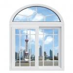 Arch Window Grill Design PVC UPVC Sliding Windows Modern Traditional Style for sale