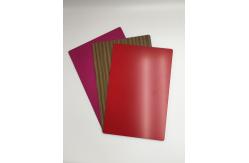 China Interior PVDF ACP Sheet Panel 3mm Partition Use Wood Grain Surface supplier