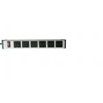 Desktop Smart 6 Port USB Charging Power Strip With Aluminium Alloy Housing for sale