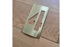 China Letter And Number Brass Interlocking Stencil Custom Shaped supplier