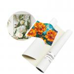 Wide Format Professional 380gsm Matte Eco Solvent Inkjet Polycotton Canvas Roll For Inkjet Digital Printing for sale
