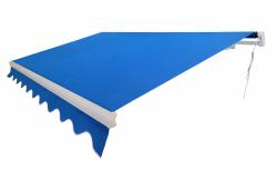 China Manual Or Motorized Operation Retractable Patio With Highly Durable Fabric Awnings supplier