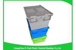 China Durable Turnover Logistics Opaque Plastic Storage Boxes With Lid for foods supplier