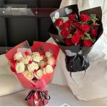 Florist Wrapping and Bouquet Packing Paper for Flower Shop Floral Art Neon Croti Love Rose for sale
