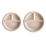 Microwavable Biodegradable Round Plate Disposable Paper Plates For Party Fast Food for sale