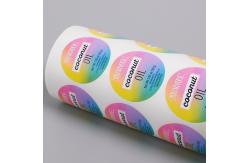 China Number Custom Printed Sticker Labels Personalised Smooth Surface Excellent Ink Adsorption supplier