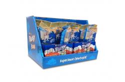 China Eye Catching Blue Cardboard Counter Display Boxes , Custom POS Counter Top Displays supplier