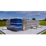 H-Section Steel Structure Auto Service Shop Warehouse with Galvanized Finish for sale
