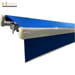 OUTDOOR FOLDING AWNING Customized Aluminum Alloy Full Cassette Motorized Retractable Side Awning for sale