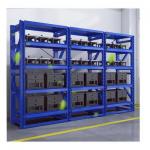 Heavy Duty Open Mould Storage Rack With Pulling Out Mechanism Steel Construction