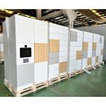 Winnsen Outdoor Smart Parcel Electric Locker Wooden Storage Express Smart Self Parcel for sale