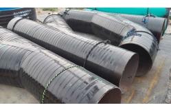 China Free Sample Round Flange Lined Pipe Attachments Insulated Pipeline Fittings with FBE Coating supplier