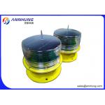 Red Yellow Airfield Solar Runway Edge Lighting with Recyclable Batteries for sale