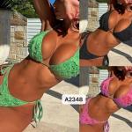 Floral Swimwear For Beach Occasion Sexy Fashion Ladies In Stock Backless High Elastic Waterproof for sale