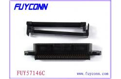 China Female 64 Pin Centronic IDC Clamp Connector with Cable Clamp 2.16mm supplier