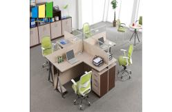 China 30mm Partition Panel Office Workstation Desk With Cubicles Standard Size supplier