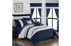 China Microfiber Polyester 20 Piece Pillowcases Window Treatments Decorative Pillows Shams supplier