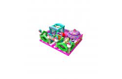 China Candy Land Children Fun Park Inflatable Bouncy Obstacle supplier