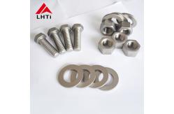 China Hexagon Titanium Bolts Nuts , Grade 2 Titanium Fasteners Anti Corrosion supplier