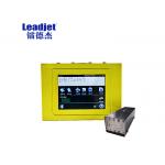 Yellow Large Character Inkjet Printers 5-24mm Print Height For Carton Box for sale