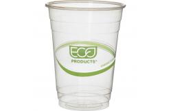 China Bulk 100% Biodegradable Coffee Cups Clear Plastic For Ice Cream supplier