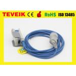 Reusable Bruker finger clip SpO2 Sensor For DC-3002 Patient Monitor, Round 12pin for sale