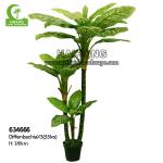 Diy Artificial Bonsai Tree Real Touch Artificial Diffenbachia for sale