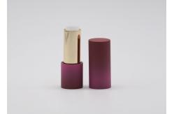 China 3.8g Refillable Metal Lip Balm Containers Hot Stamping Surface supplier