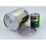 Air proof EZ open Paper Composite Rice Cans recycled round , gift tube packaging