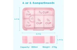 China ABS Plastic Bento Lunch Box Bentgo Insulated Food Container With 2 Child Latches supplier